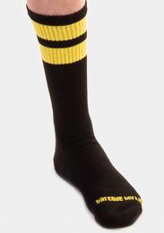 Barcode Berlin Gym Socks Black Yellow