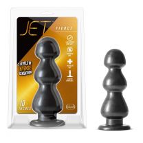 Jet Fierce Carbon Metallic Black 10 Inch Butt Plug